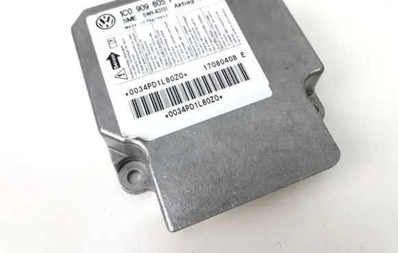 Seat Alhambra (Mk1) Airbag control unit/module 1C0909605F 5WK43131 17080408