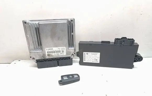 BMW 3 E90 E91 Engine ECU kit and lock set 8506374 0281016067 9147226