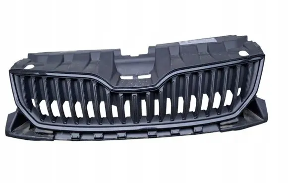 Skoda Fabia Mk3 (NJ) Front bumper upper radiator grill 6V0853653C