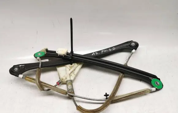 Front window lifting mechanism without motor