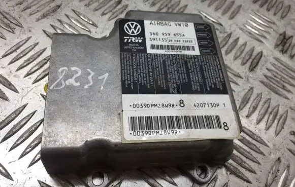Volkswagen PASSAT B6 Airbag control unit/module 5N0959655A 8231