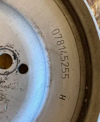Audi A4 S4 B5 8D Power steering pump pulley 078145255