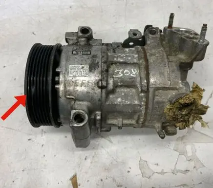 Peugeot 308 Air conditioning (A/C) compressor (pump) 9675655880 GE4471507361