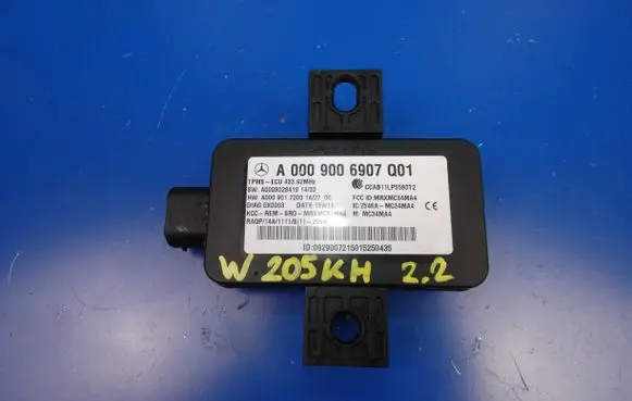 Mercedes-Benz C W205 Tire pressure control unit A0009006907 A0009017203 A0009028419