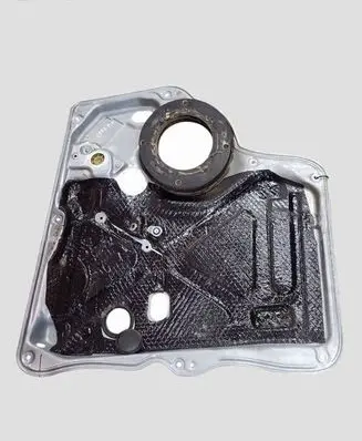 Volkswagen Multivan T5 Front window lifting mechanism without motor E038070009