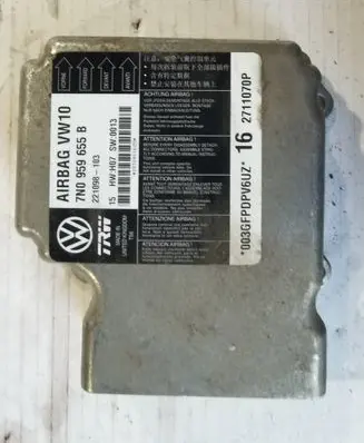 Volkswagen Sharan Airbag control unit/module 7N0959655B