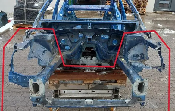 Subaru WRX STI Radiator support slam panel