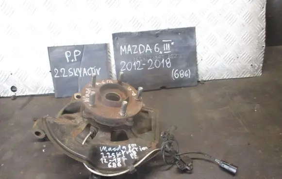 Mazda 6 Front wheel hub spindle knuckle