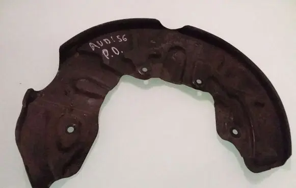 Audi A6 S6 C6 4F Front brake disc dust cover plate 