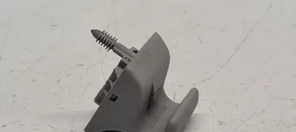 Sun visor clip/hook/bracket