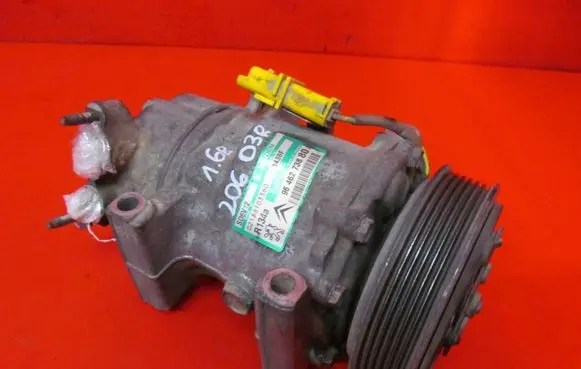 Peugeot 206 Air conditioning (A/C) compressor (pump) 9646273880