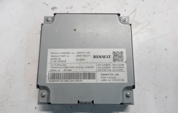 Renault Clio V Other control units/modules 284A15118R EN3800 284A19507R