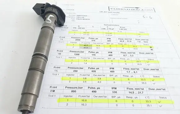 Audi A6 S6 C7 4G Fuel injector 059130277CD 0445117022