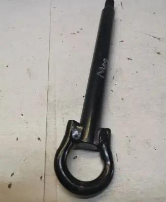 Towing hook eye