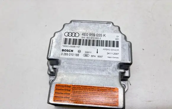 Audi A8 S8 D3 4E Airbag control unit/module 4E0959655K 4E0910655E
