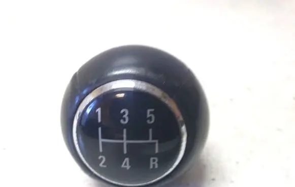 Opel Zafira A Gear lever shifter trim leather/knob 