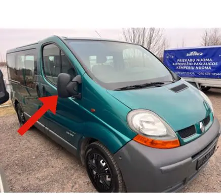 Renault Trafic II (X83) Coupe wind mirror (mechanical) E2010022