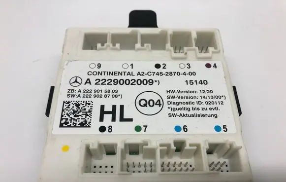 Mercedes-Benz C W205 Other control units/modules A2229002009