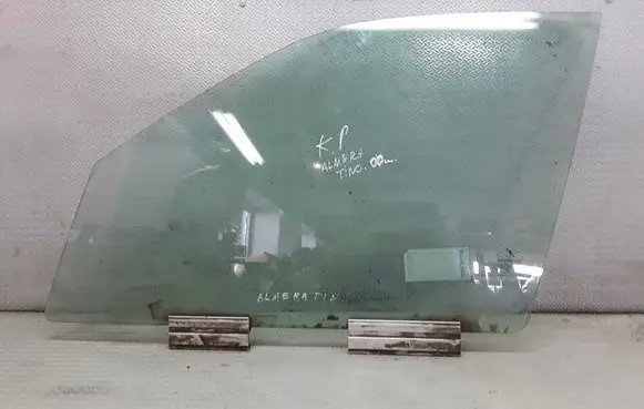 Nissan Almera Tino Front door window glass four-door