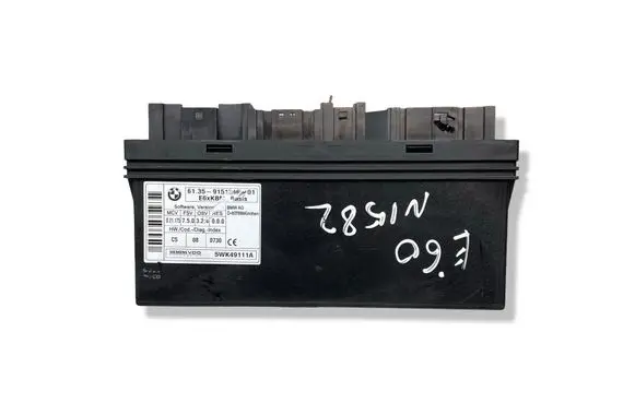 BMW 5 E60 E61 Comfort/convenience module 9151516 5WK49111A