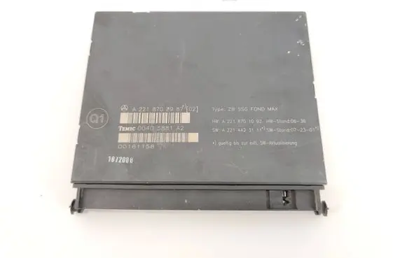 Mercedes-Benz S W221 Seat control module A2218702987 00405881A2 00161158