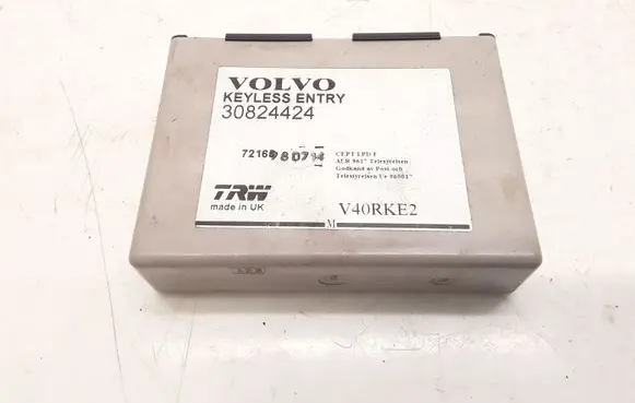 Volvo S40, V40 Keyless (KESSY) go control unit/module 30824424