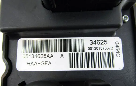 Dodge Caravan Climate control unit 05134625AA