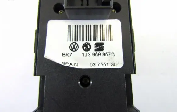 Seat Toledo II (1M) Electric window control switch 1jJ3959857B