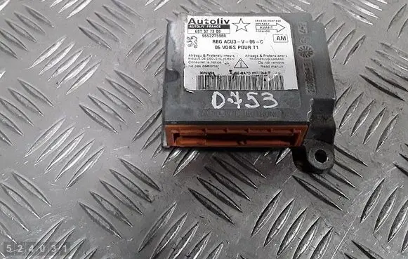 Peugeot 206 Airbag control unit/module 9652275980