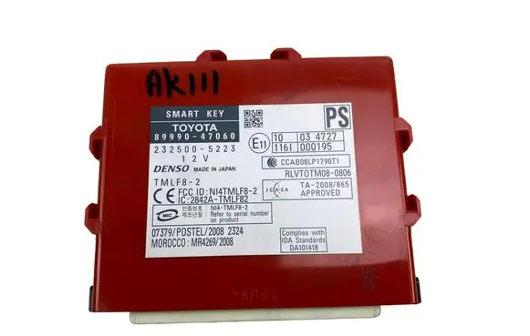 Toyota Prius (XW30) Keyless (KESSY) go control unit/module 8999047060