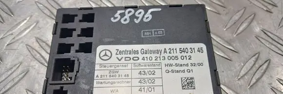 Mercedes-Benz E W211 Gateway control module A2115403145 410213005012