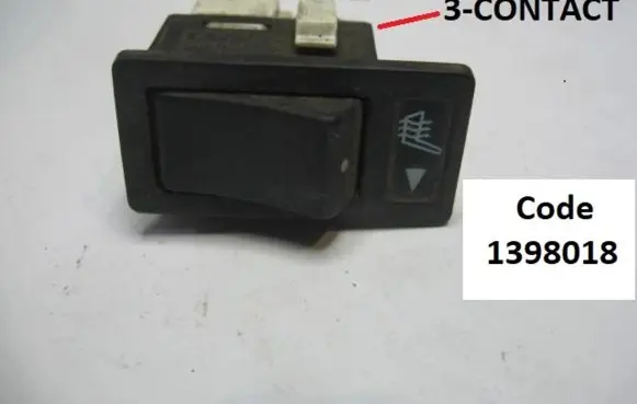 Volvo 740 Seat heating switch 1398018