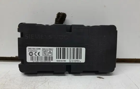Peugeot 607 Tire pressure control unit 96603473780 S126064002B