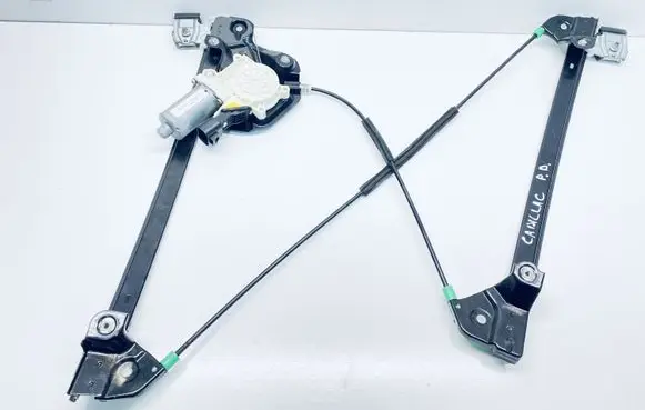 Cadillac SRX Front door window regulator with motor 25709964