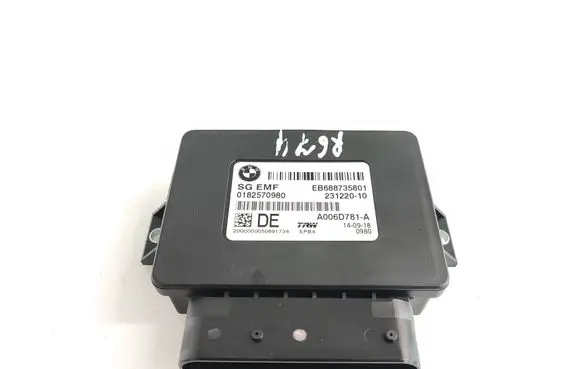 BMW 5 F10 F11 Hand brake control module 6887358 0182570980 23122010