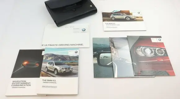 BMW X3 F25 Owners service history hand book 