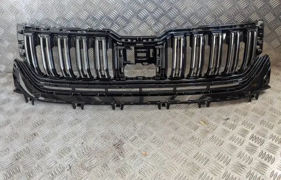 Skoda Kodiaq Front bumper upper radiator grill 565853663E