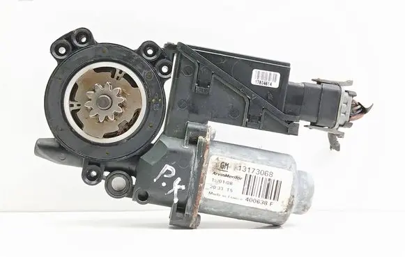 Opel Combo C Front door window regulator motor 13173068 400638F