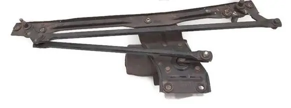 Front wiper linkage and motor