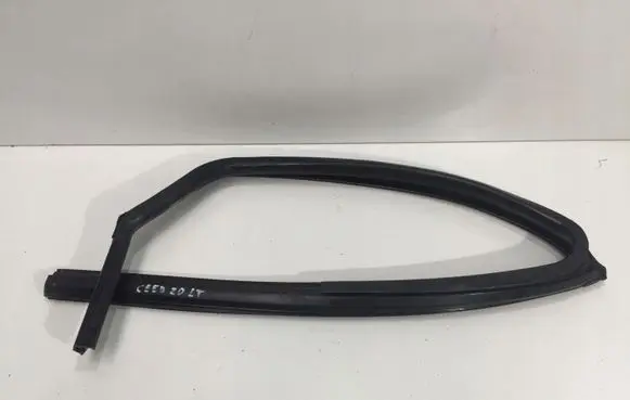 Front door glass trim molding
