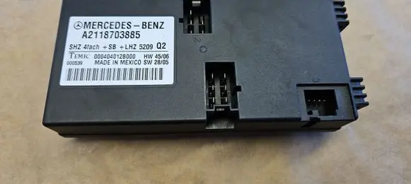 Seat control module