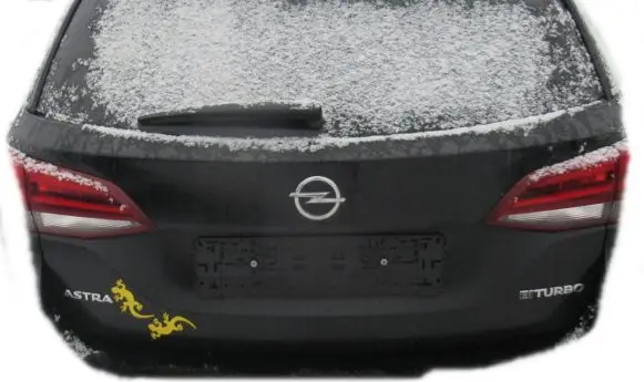 Opel Astra K Truck tailgate 
