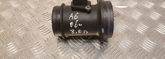 Audi A6 S6 C6 4F Mass air flow meter 1J0973705