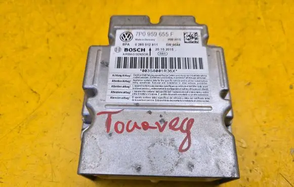 Volkswagen Touareg II Airbag control unit/module 7P0959655F 0285012911
