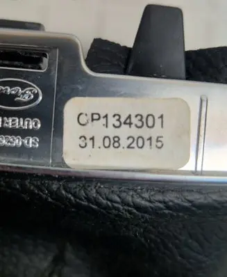 Ford Fiesta Gear lever shifter trim leather/knob 