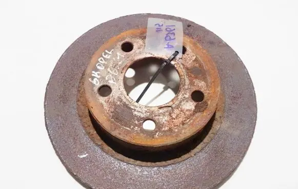 Opel Zafira A Rear brake disc neventiliuojamas