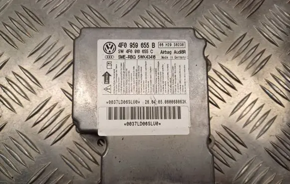 Audi A6 S6 C6 4F Airbag control unit/module 4F0959655B 4F0910655C 5WK43416