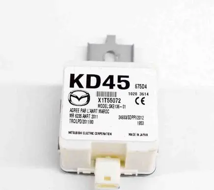 Mazda 6 Keyless (KESSY) go control unit/module X1T55072 KD45675D4