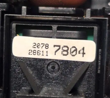 Chevrolet Captiva Hand parking brake switch 20787804