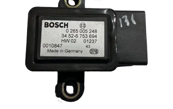 BMW 5 E39 ESP acceleration yaw rate sensor 6753694 34526753694 0265005248